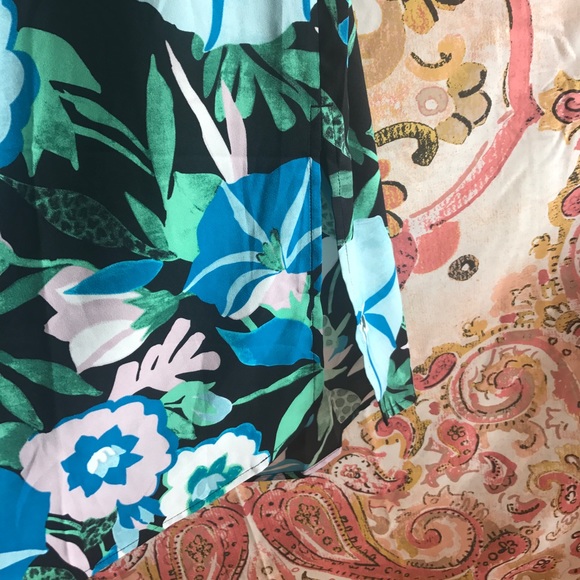 Ann Taylor Loft Tropical Midi Skirt - Picture 3 of 7